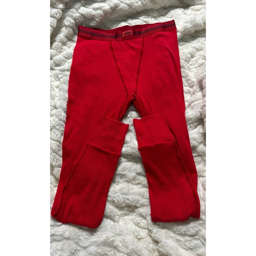 Cotton Rib Legging Red - Picture 4 of 6